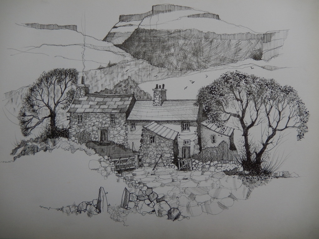 Higham Hall | art pen ink landscapes with patrick oatesDSCN0060