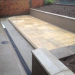 ... a new patio...