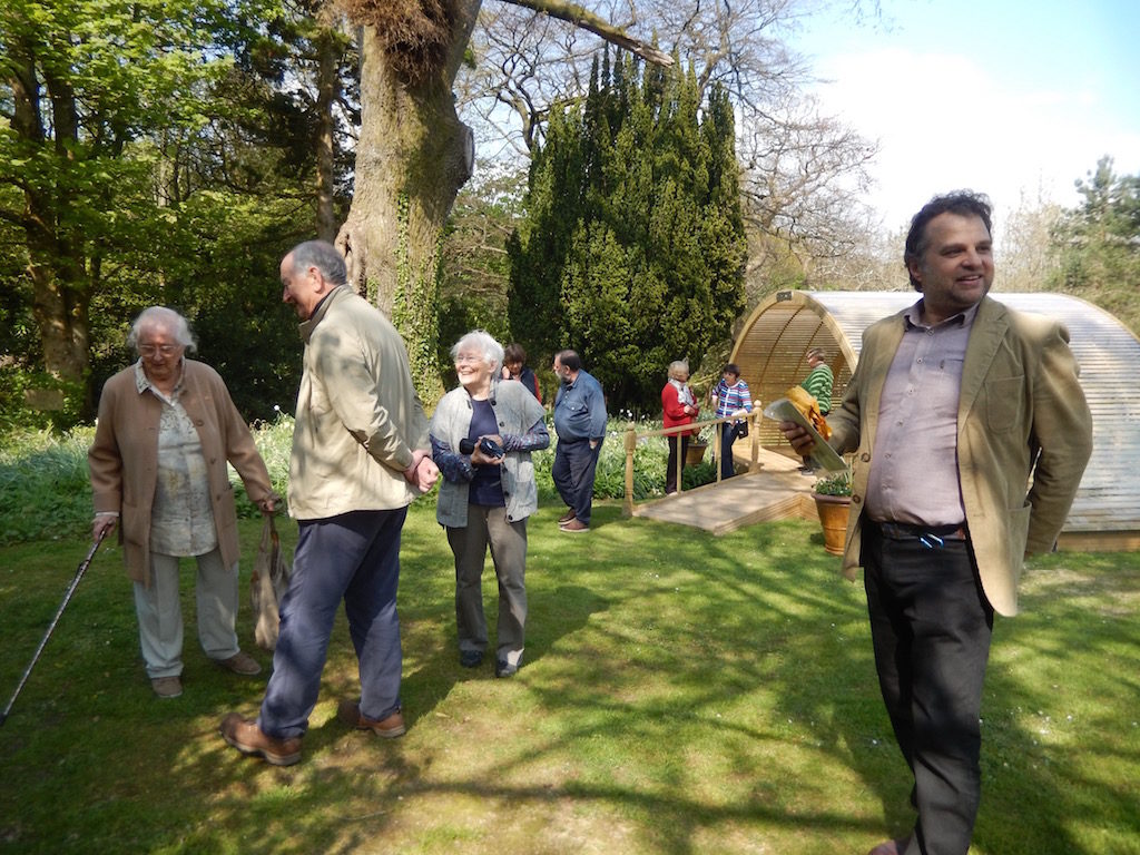 It was a lovely sunny afternoon.