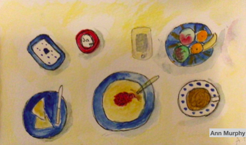 Ann Murphy - Linda Birch - Breakfast Table
