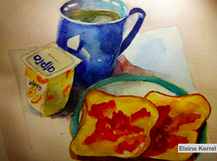 Elaine Kerrel - Linda Birch - Breakfast Table