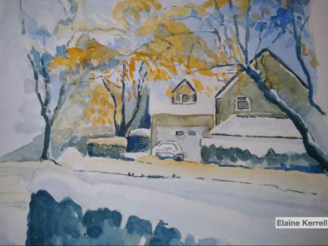 Elaine Kerrel - Linda Birch - Winter Landscape